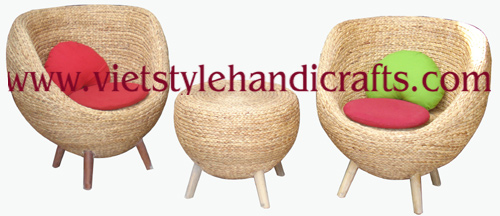 water hyacinth egg chair