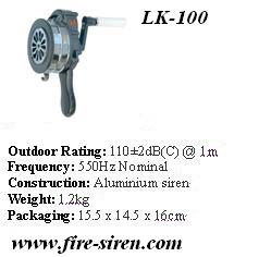 Hand operated sirens