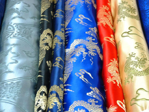silk brocade satin fabric