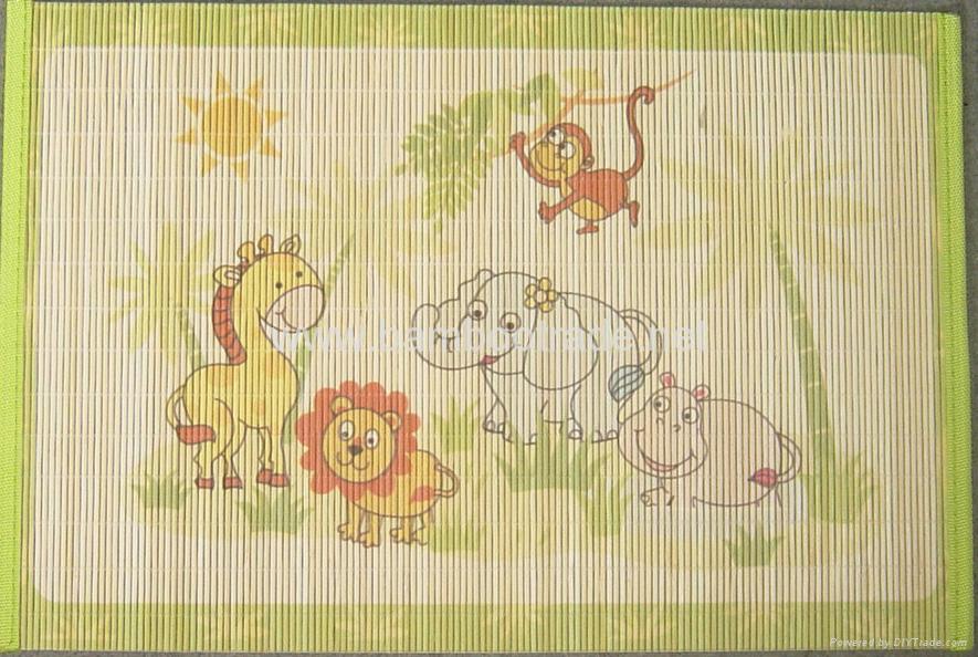 Bamboo Printing Placemats for Kids