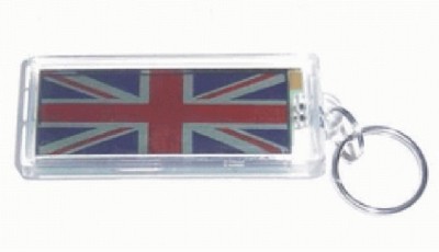 solar flash keychain