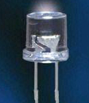 5.0mm Flat Top LED with Flange