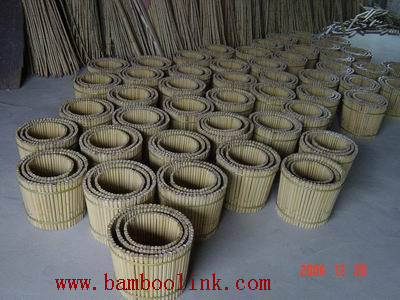 bamboo garden furniture , bamboo flowerpot