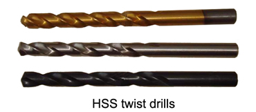 HSS twist drill bits