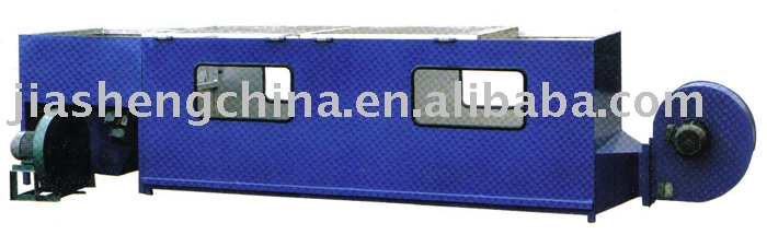 Fluid drying bed machine