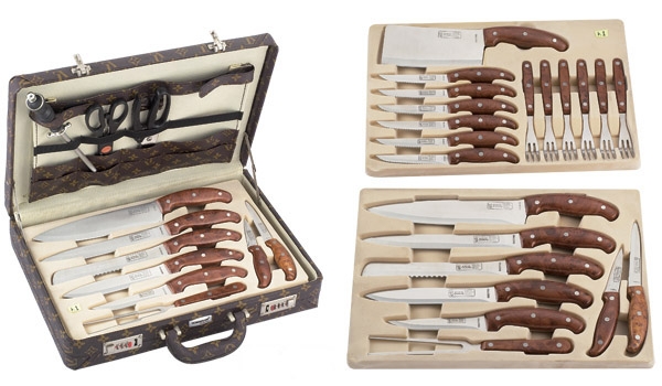 25pcs cutlery knife set