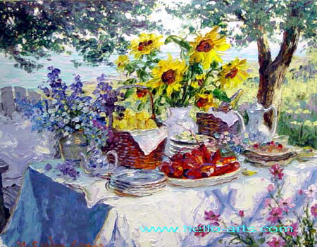 Knife painting