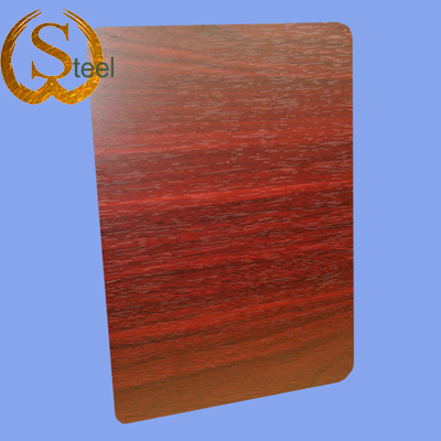 VCM sheet - PVC film laminating steel - woodgrain