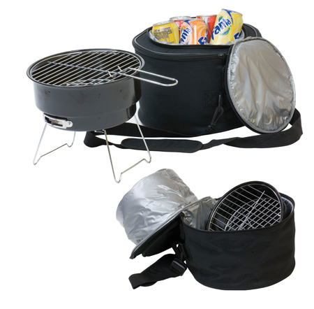 Table Top BBQ Grill with Cooler Bag