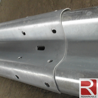 w-beam crash barrier