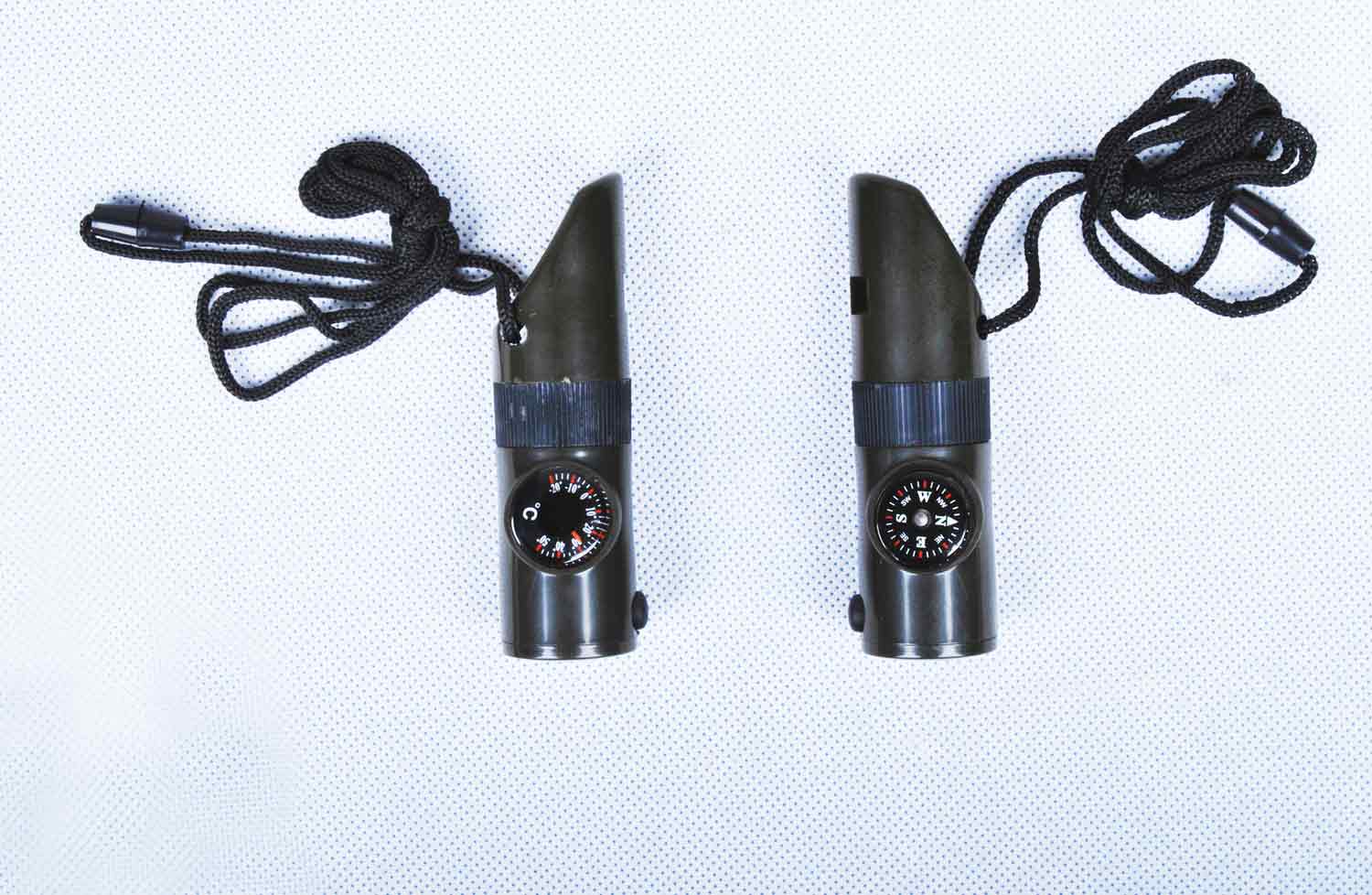 Survival Whistle LED Thermometer Compass