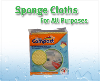 Ultra Compact Cleaning Sponge Cloth, Laveta Umeda