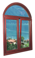 solid wood window