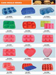 silicone flower-shape cake mould series