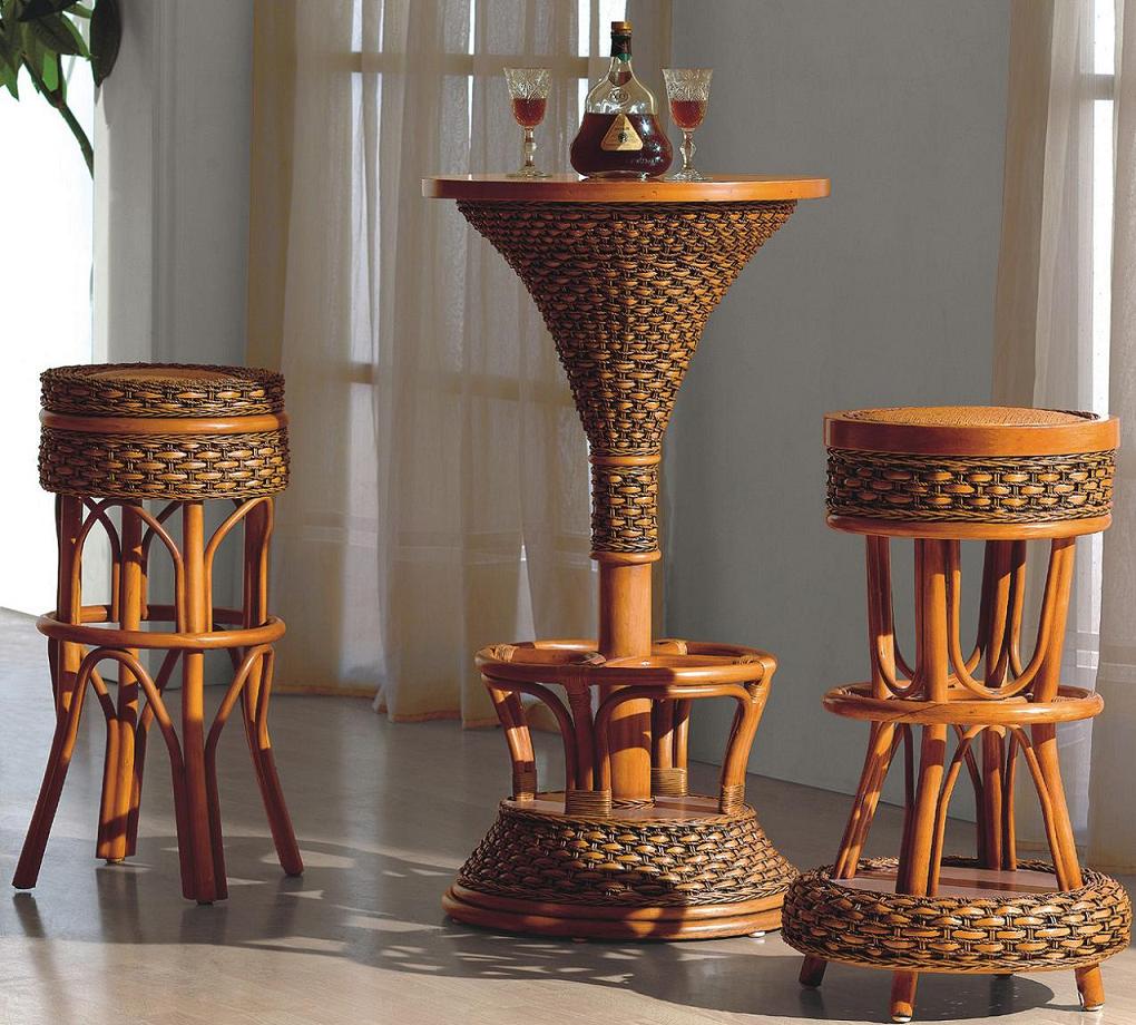 Indoor rattan bar furniture (1)