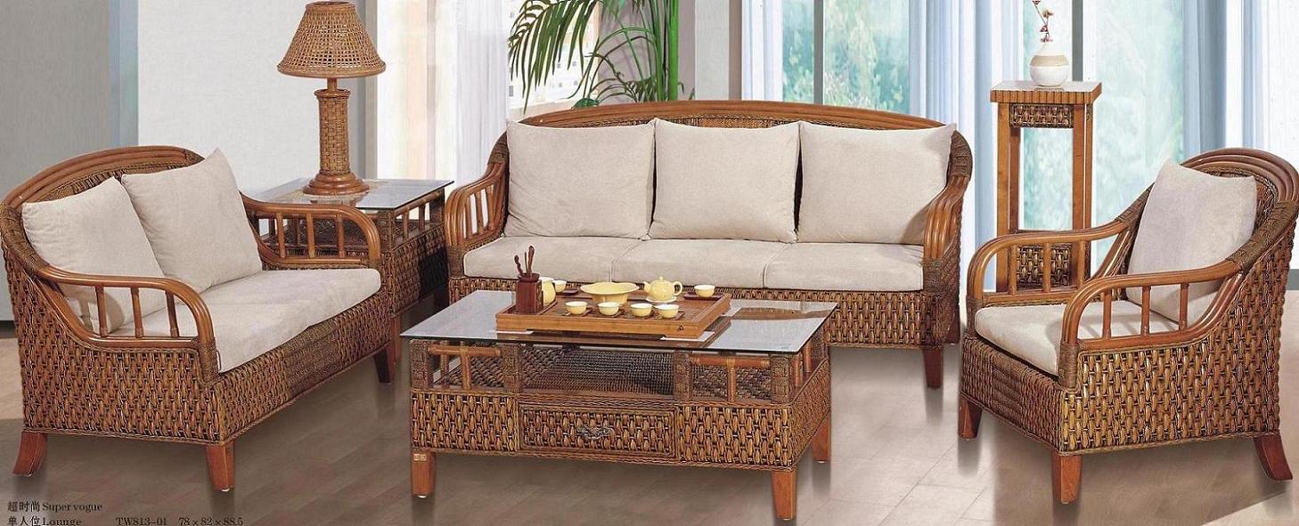 Indoor rattan sofa furniture (1)
