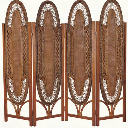 Indoor rattan screen (7)