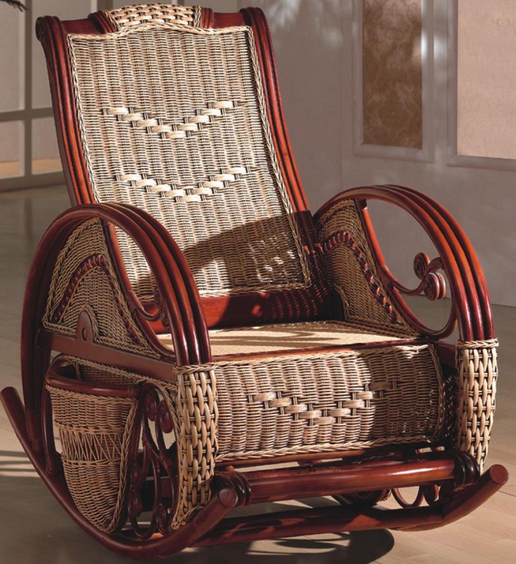 Indoor rattan rocking chair (3)