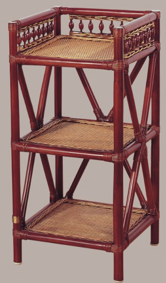 Indoor rattan sundry rack
