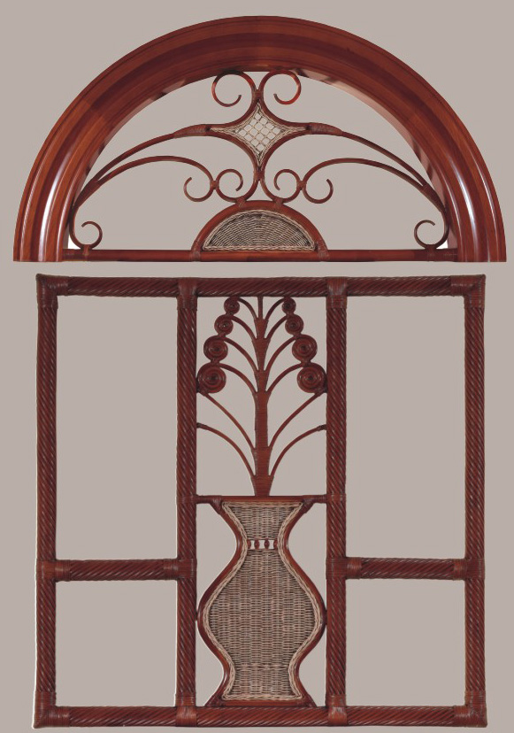 Indoor rattan screen (9)