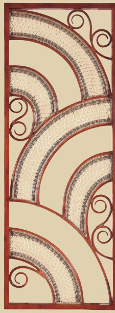 Indoor rattan screen (10)