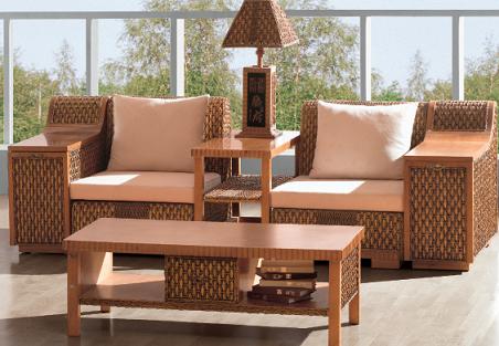 Indoor rattan living room furniture (7)