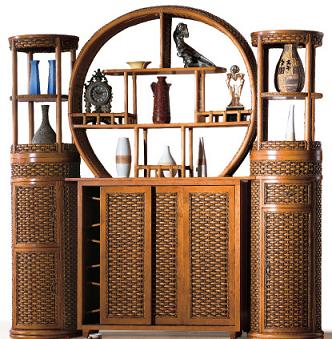 Indoor rattan cabinet (4)