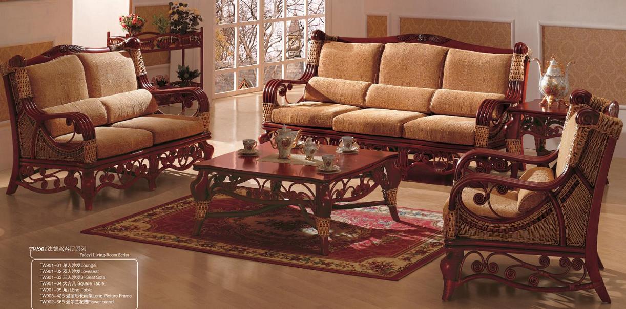 Indoor rattan living room furniture (13)
