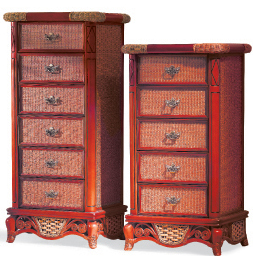 Indoor rattan bedroom furniture (8)