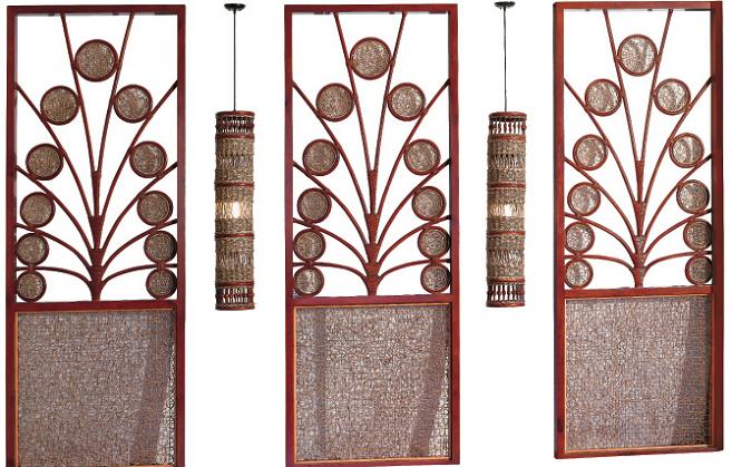 Indoor rattan screen (16)