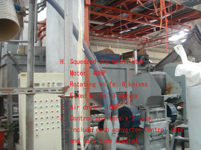 recycled washing / crushing / pelletizer machines