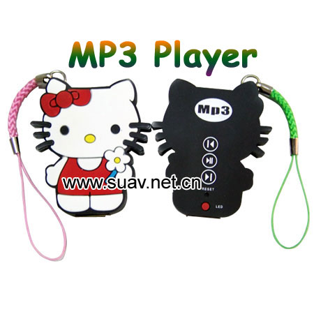 HELLO KITTY Promotion MP3 Player,mini Cartoon/Figu