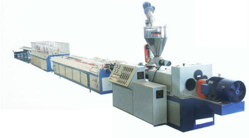 ONE-STEP PE/PP Wood Plastic Composite Profile Extr