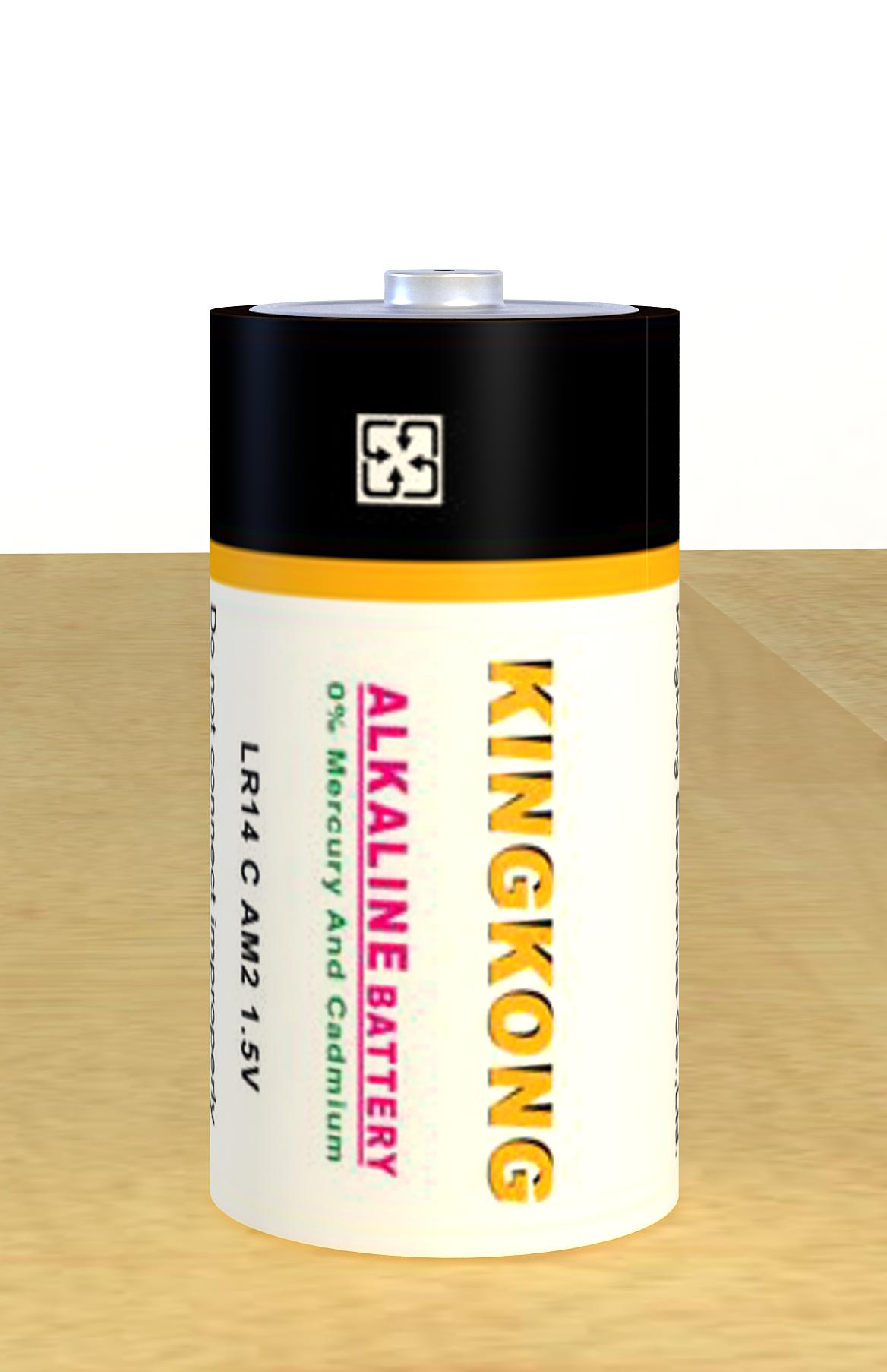 Alkaline battery LR14