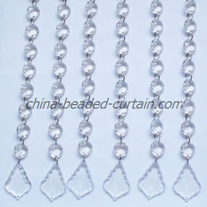 Octagon Acrylic beaded curtains