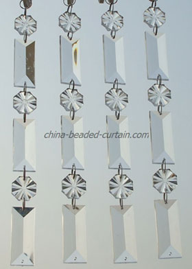 Acrylic flower Beads and Rectangle Beads