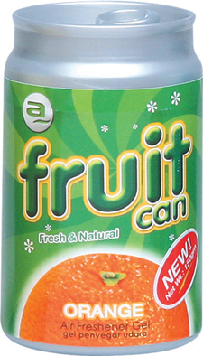 Fruit can (orange) ~ air freshener fresh & natural