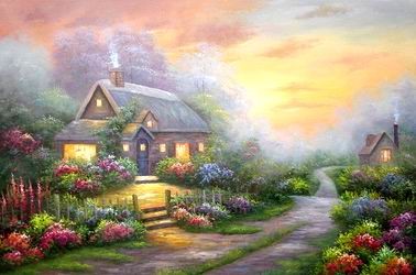 landscape-oil painting la00122