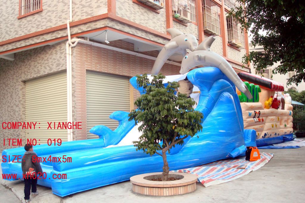 inflatable slide