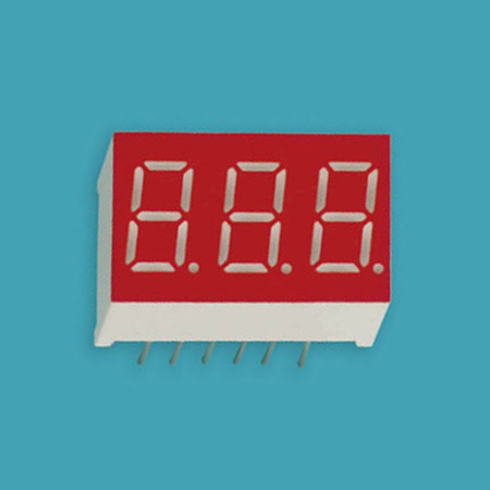 0.36"tripple led display