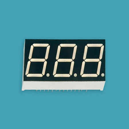 0.8"TRIPPLE LED display
