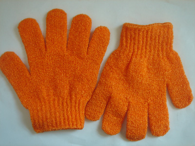 bath gloves