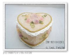Polyresin jewellery box