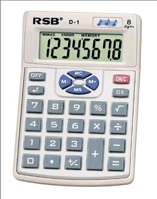 Pocket solar calcualtor (D-1)