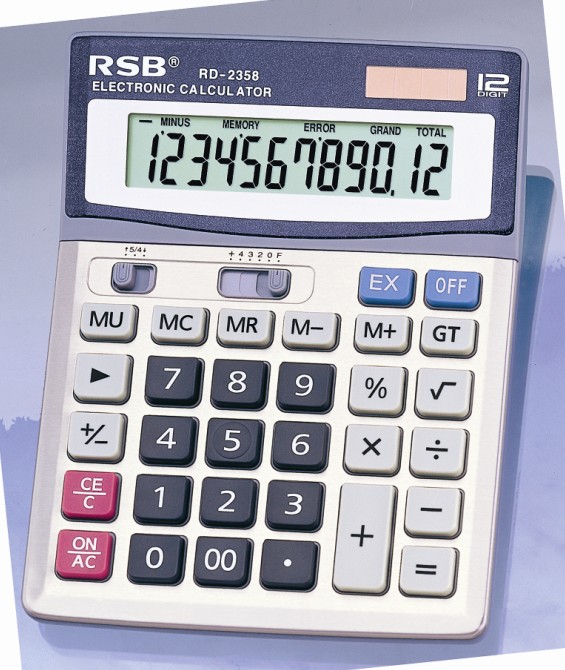 Durable Button Calculator (RD-2358)