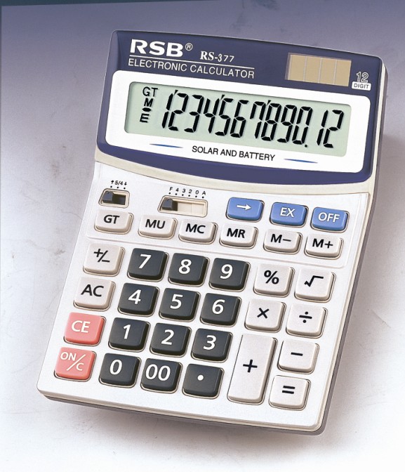 Big Screen Solar Calculator (RS-377)