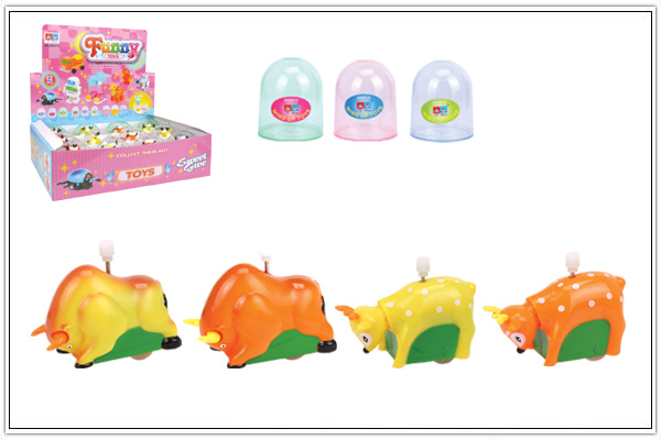 wind up toys,wind up flight cow &deer
