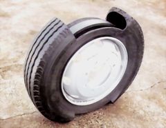 Bulletproof tyres