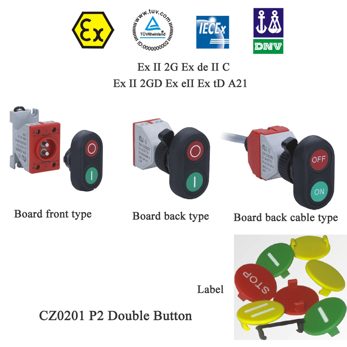 Double buttons