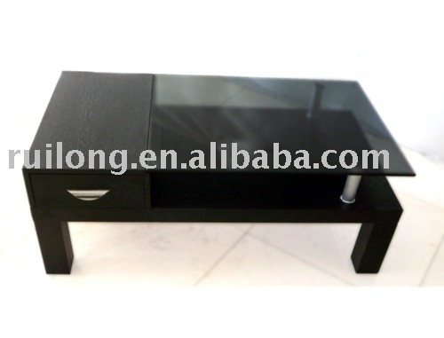 wooden coffee table